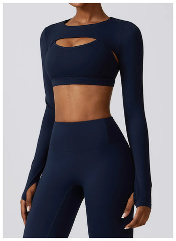 JENNIFER © | Three-Piece Overall Set - Leggings + Top