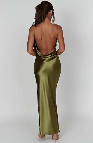 KAIRA© | KHAKI MAXI DRESS