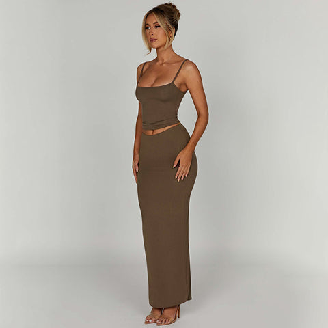 ELIDA© | TOP - MAXI SKIRT SET