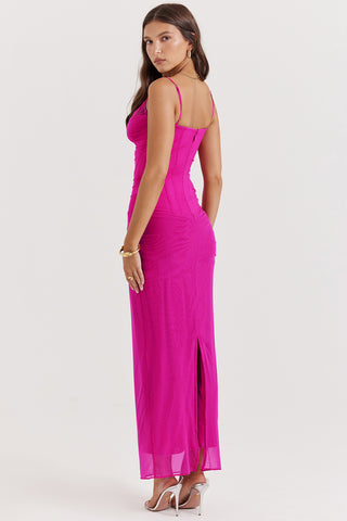 NALINI© | FUCHSIA MAXI DRESS