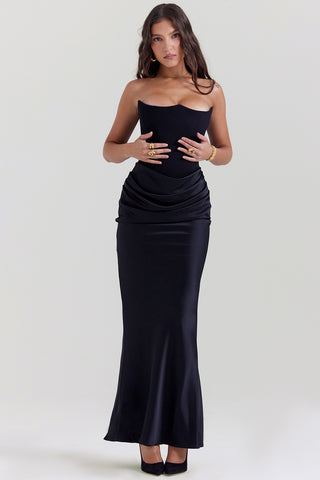 BIANCA© | STRAPLESS CORSET MAXI DRESS