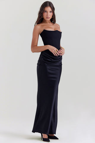 BIANCA© | STRAPLESS CORSET MAXI DRESS